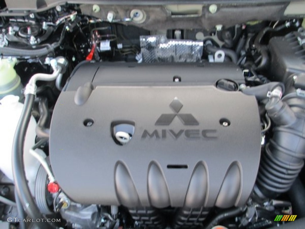 2014 Mitsubishi Lancer GT 2.4 Liter DOHC 16-Valve MIVEC 4 Cylinder Engine Photo #89748277