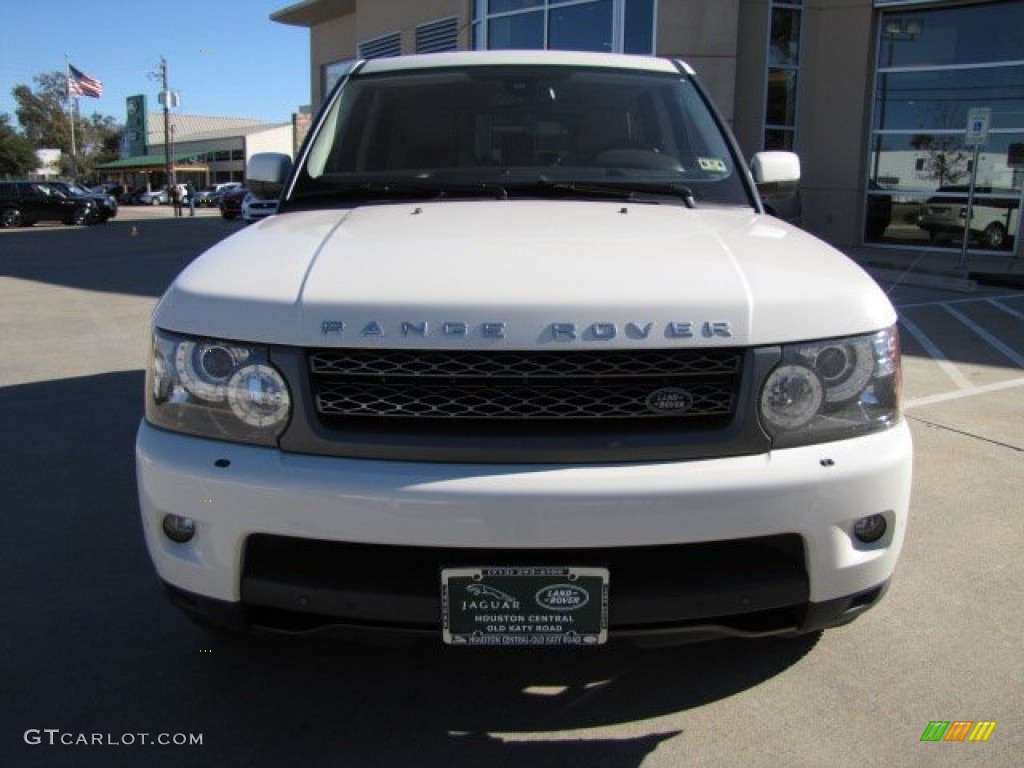 2010 Range Rover Sport HSE - Alaska White / Almond-Nutmeg Alcantara/Ivory Stitching photo #5