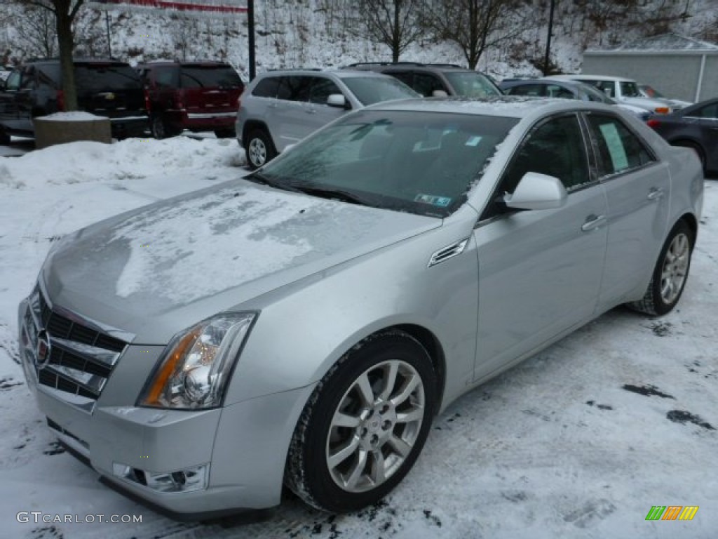2009 CTS 4 AWD Sedan - Radiant Silver / Light Titanium/Ebony photo #3