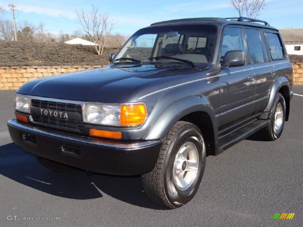 Medium Gray Metallic 1994 Toyota Land Cruiser Standard Land Cruiser Model Exterior Photo #89750976