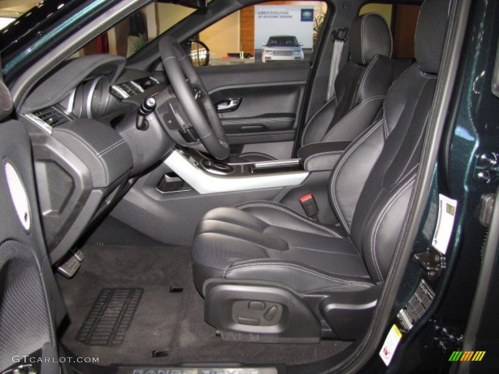Dynamic Ebony/Cirrus Stitch Interior 2014 Land Rover Range Rover Evoque Dynamic Photo #89751679