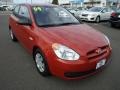 2009 Tango Red Hyundai Accent GS 3 Door  photo #3