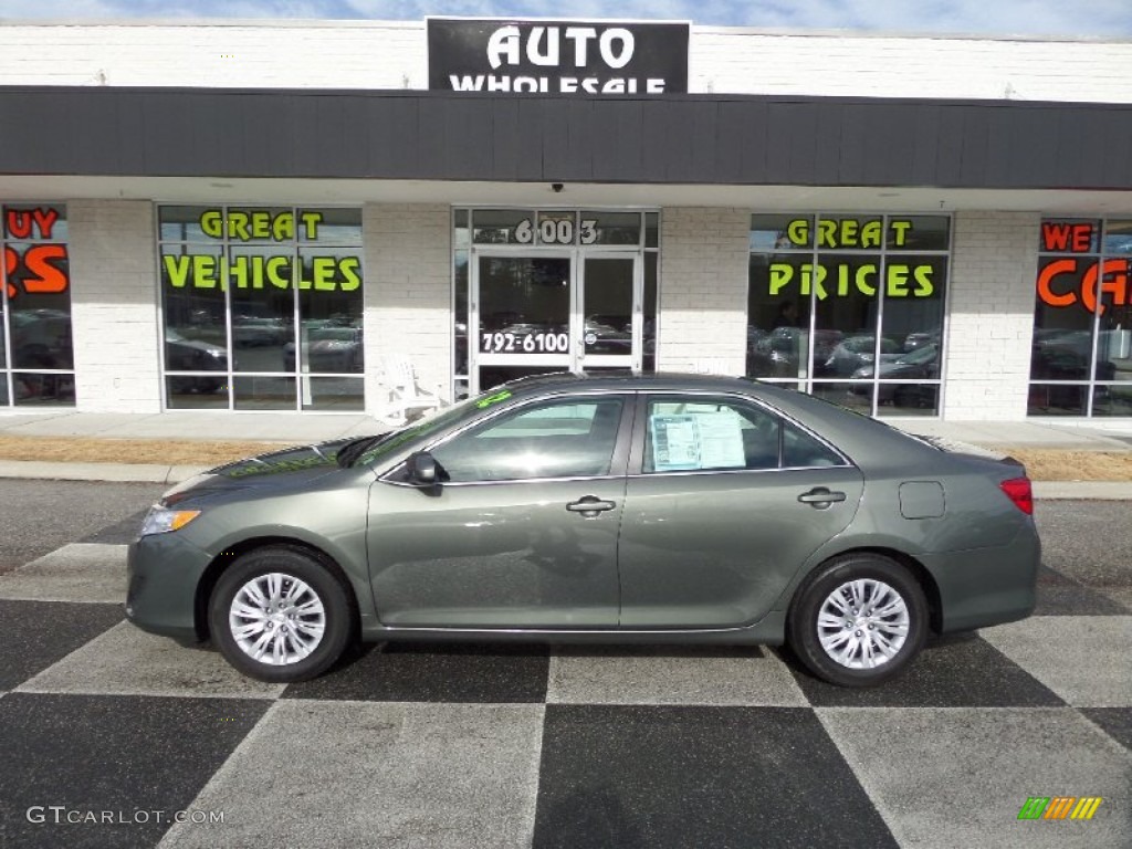 2012 Camry L - Cypress Green Pearl / Ash photo #1