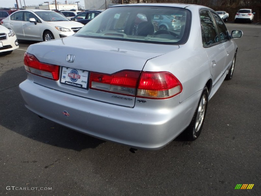 2002 Accord EX V6 Sedan - Satin Silver Metallic / Quartz Gray photo #7