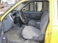 2001 Solar Yellow Nissan Frontier SE V6 Crew Cab 4x4  photo #6