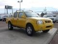 2001 Solar Yellow Nissan Frontier SE V6 Crew Cab 4x4  photo #15