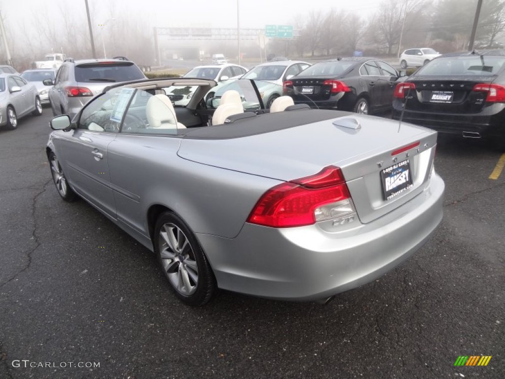 2011 C70 T5 - Electric Silver Metallic / Soverign Hide Calcite Leather/Umbra Brown photo #5