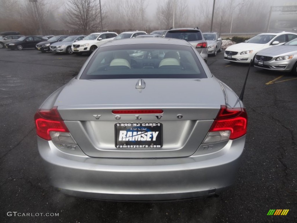 2011 C70 T5 - Electric Silver Metallic / Soverign Hide Calcite Leather/Umbra Brown photo #12
