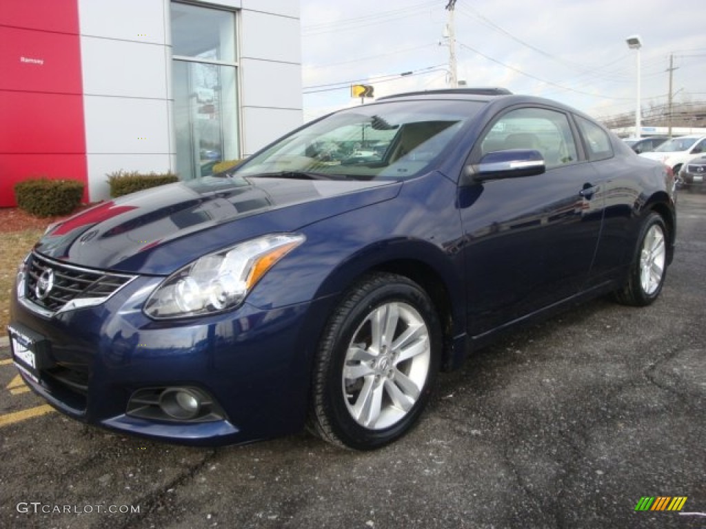 2012 Altima 2.5 S Coupe - Navy Blue / Blonde photo #1