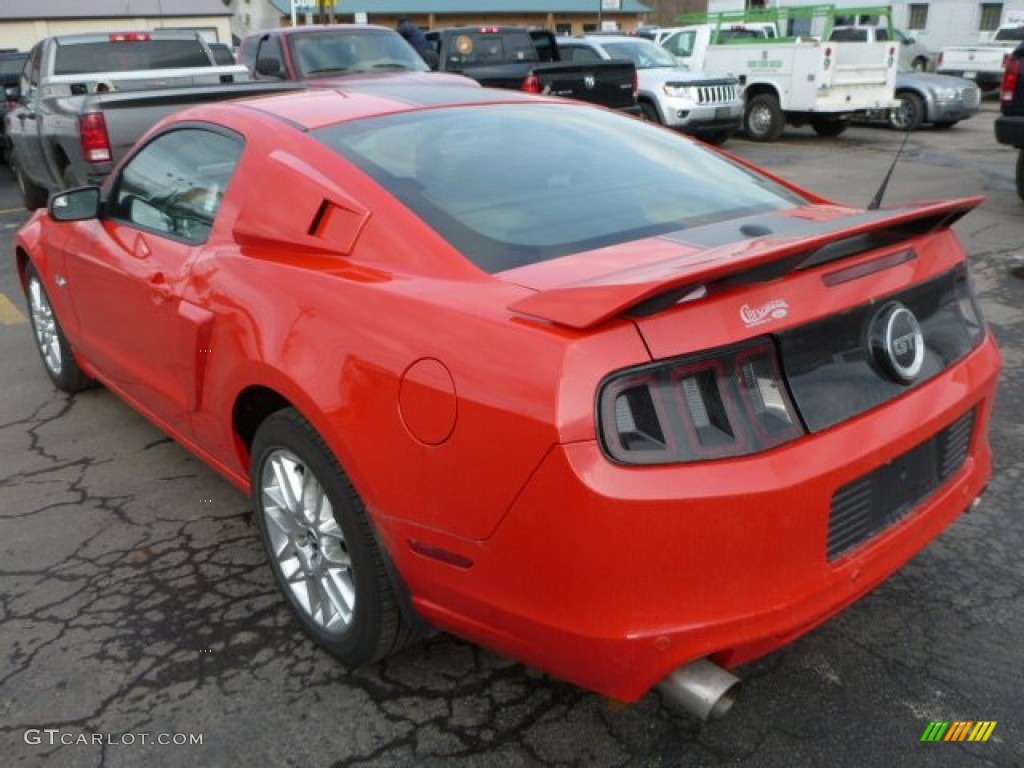 2013 Mustang GT Premium Coupe - Race Red / Charcoal Black photo #3