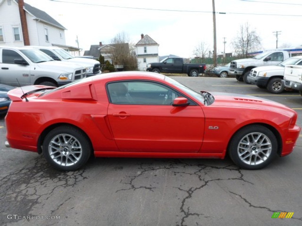 2013 Mustang GT Premium Coupe - Race Red / Charcoal Black photo #6