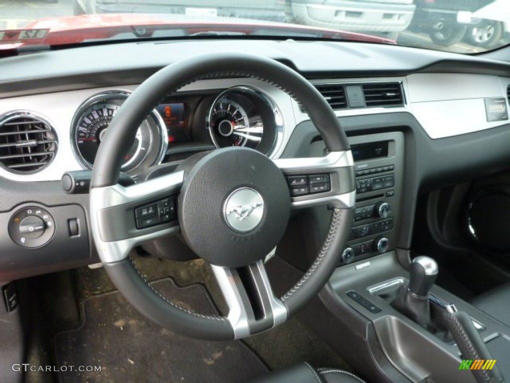 2013 Mustang GT Premium Coupe - Race Red / Charcoal Black photo #12