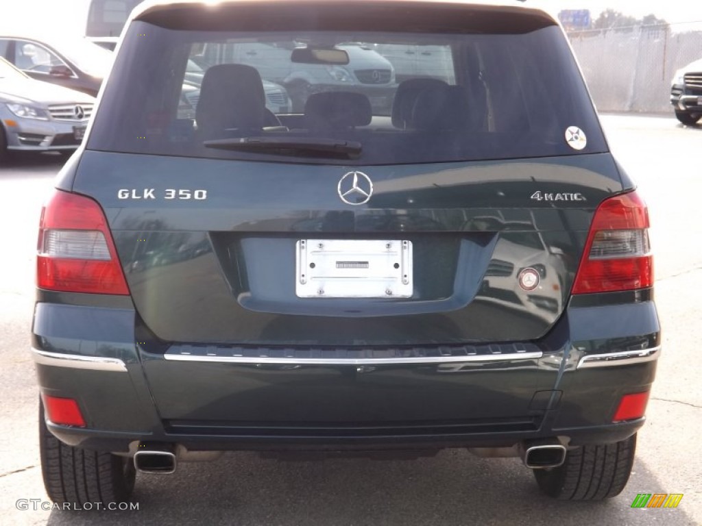 2010 GLK 350 4Matic - Jade Green Metallic / Almond/Black photo #4