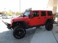 Flame Red 2013 Jeep Wrangler Unlimited Moab Edition 4x4 Exterior
