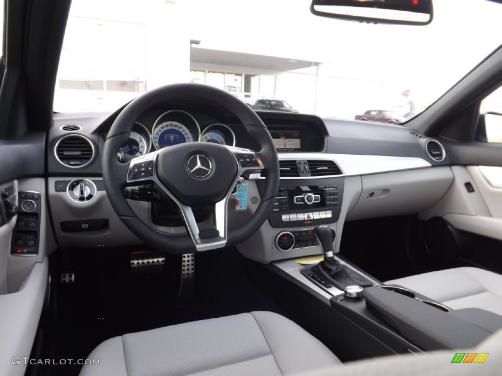Ash/Black Interior 2014 Mercedes-Benz C 300 4Matic Sport Photo #89758816