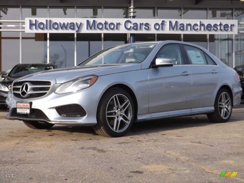 2014 E 350 4Matic Sedan - Diamond Silver Metallic / Gray/Dark Gray photo #1