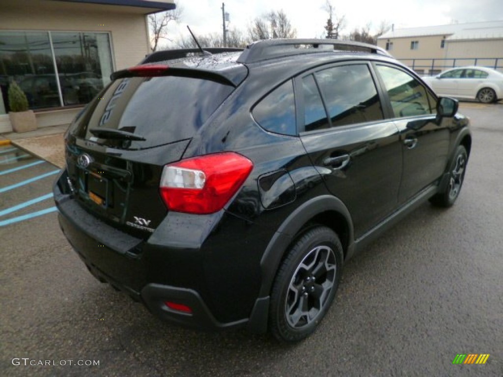 2014 XV Crosstrek 2.0i Premium - Crystal Black Silica / Ivory photo #7