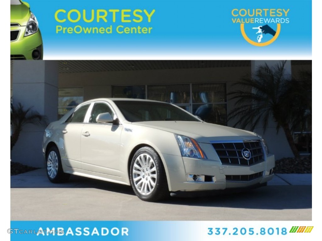 2010 CTS 3.6 Sedan - Vanilla Latte / Cashmere/Cocoa photo #1
