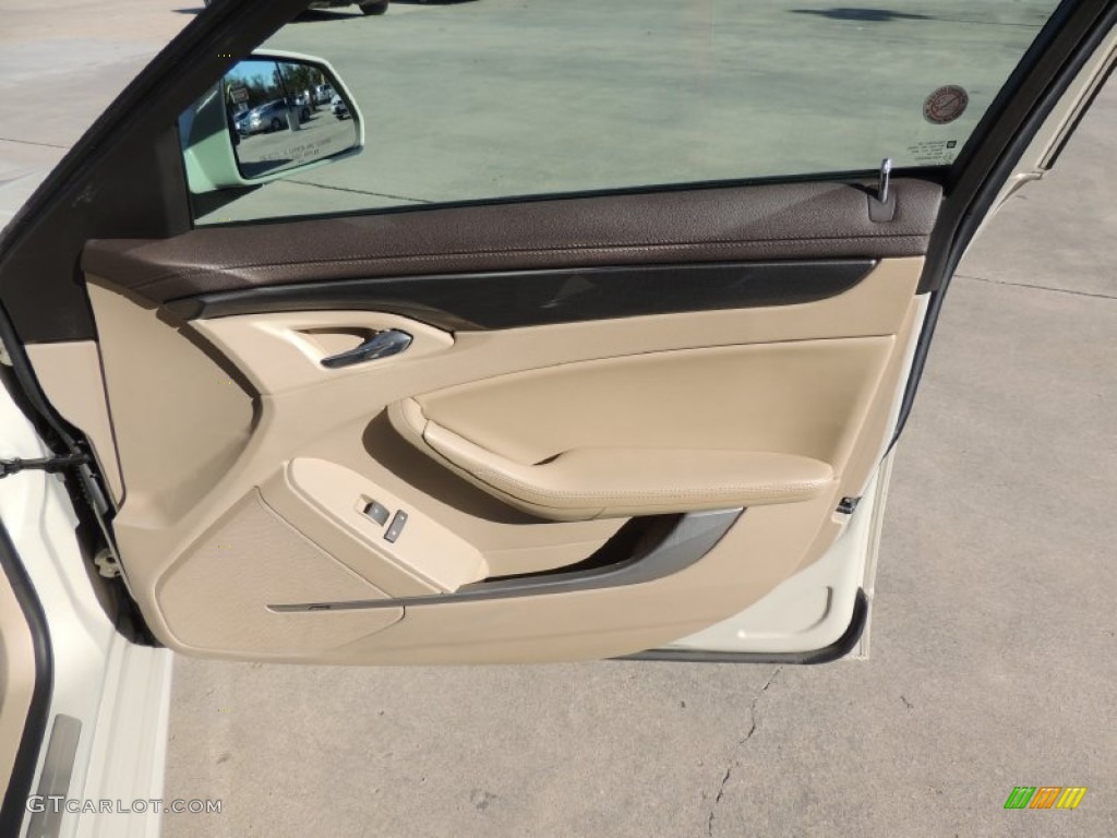 2010 CTS 3.6 Sedan - Vanilla Latte / Cashmere/Cocoa photo #7