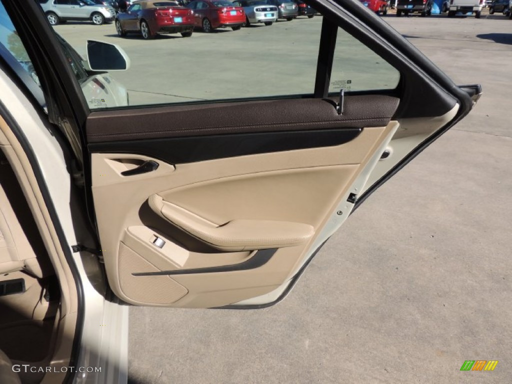 2010 CTS 3.6 Sedan - Vanilla Latte / Cashmere/Cocoa photo #9