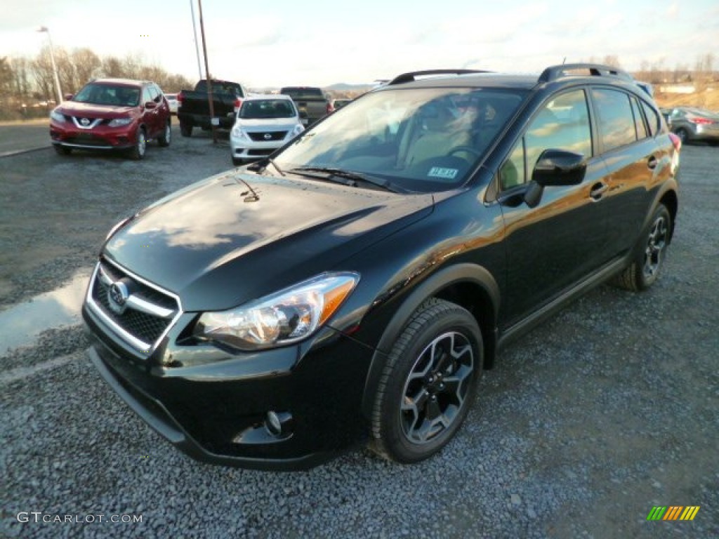 2014 XV Crosstrek 2.0i Premium - Crystal Black Silica / Ivory photo #3