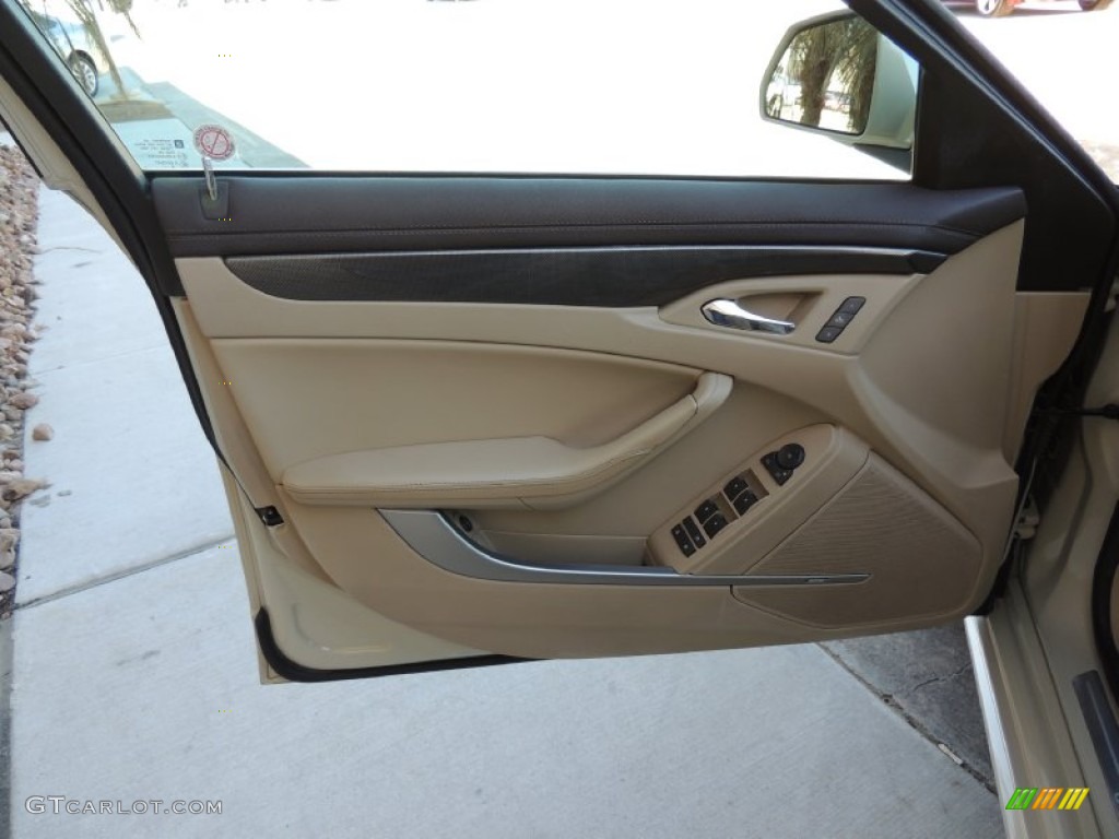 2010 CTS 3.6 Sedan - Vanilla Latte / Cashmere/Cocoa photo #13