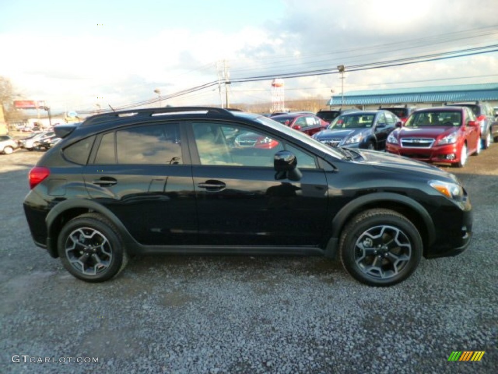 2014 XV Crosstrek 2.0i Premium - Crystal Black Silica / Ivory photo #8
