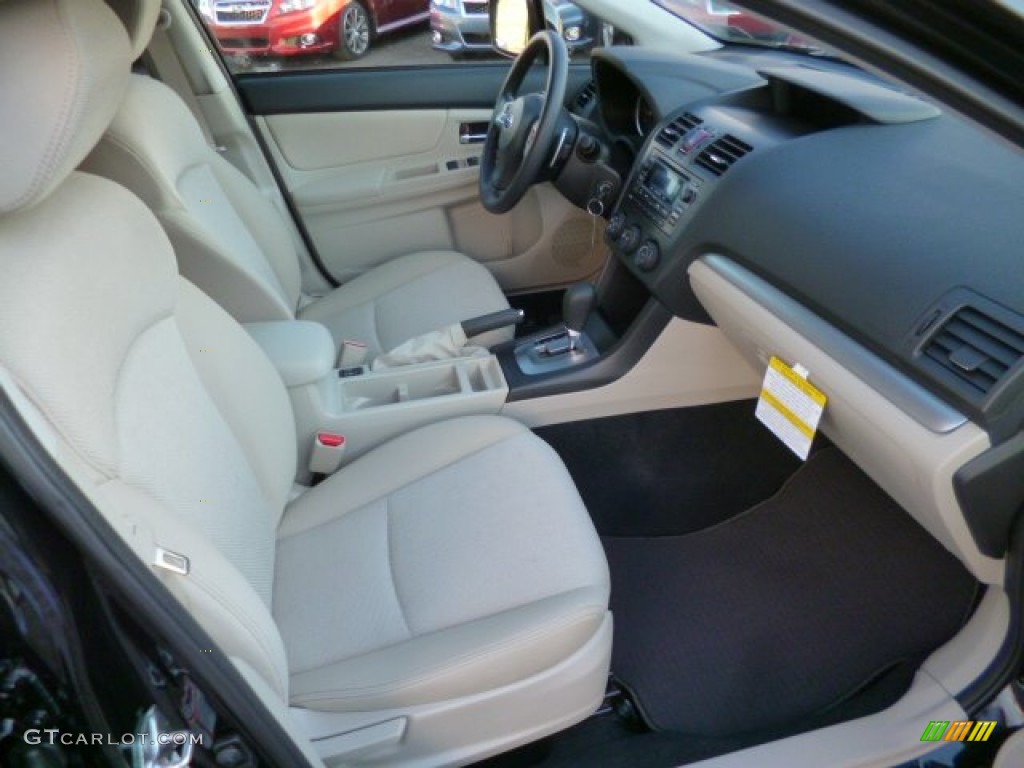 2014 XV Crosstrek 2.0i Premium - Crystal Black Silica / Ivory photo #10