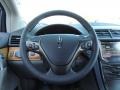 2014 Lincoln MKX Medium Light Stone Interior Steering Wheel Photo