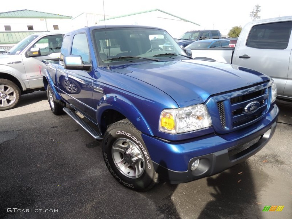 2011 Ranger Sport SuperCab - Vista Blue Metallic / Medium Dark Flint photo #1