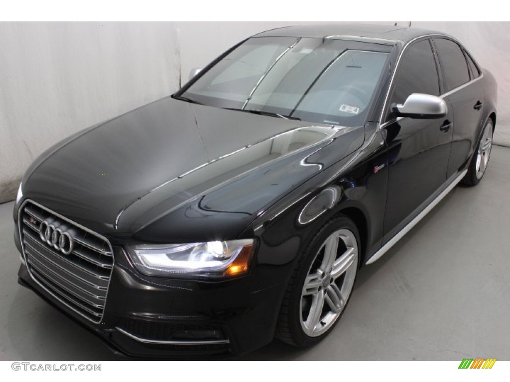 Brilliant Black 2013 Audi S4 3.0T quattro Sedan Exterior Photo #89760895
