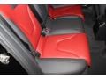 Black/Magma Red Rear Seat Photo for 2013 Audi S4 #89761102