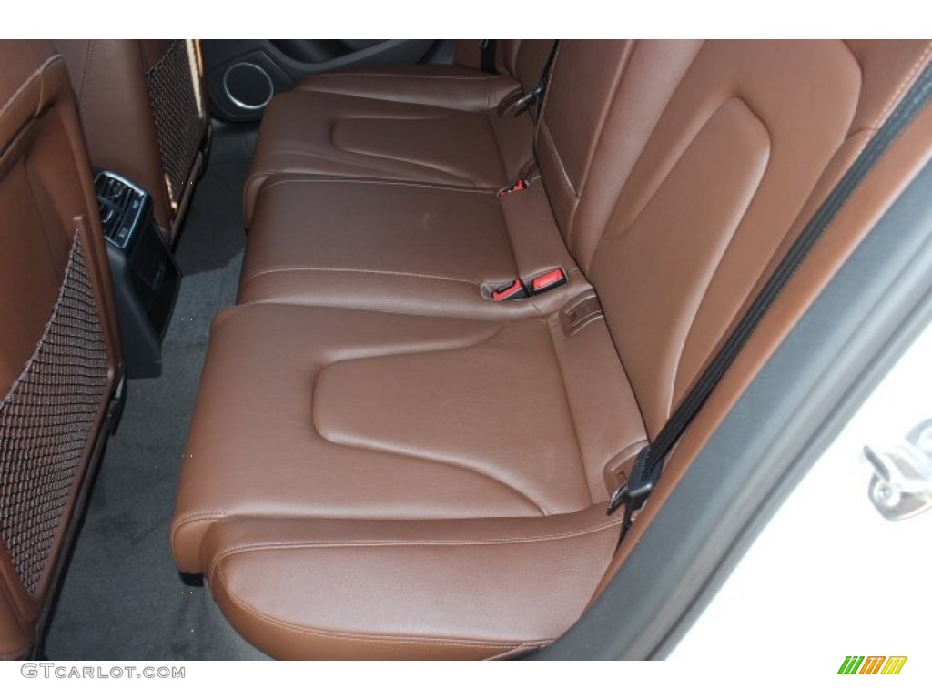2014 A4 2.0T quattro Sedan - Ibis White / Chestnut Brown/Black photo #28