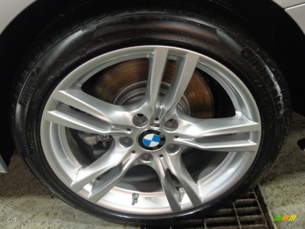 2014 3 Series 335i xDrive Sedan - Glacier Silver Metallic / Black photo #9