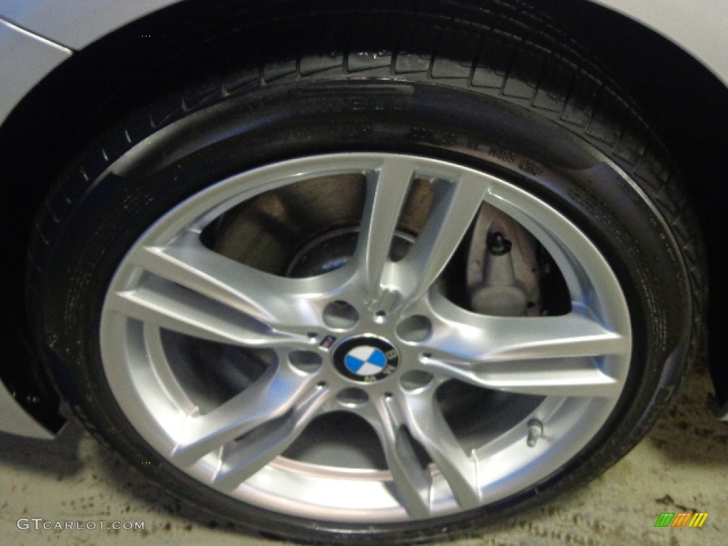 2014 3 Series 335i xDrive Sedan - Glacier Silver Metallic / Black photo #10