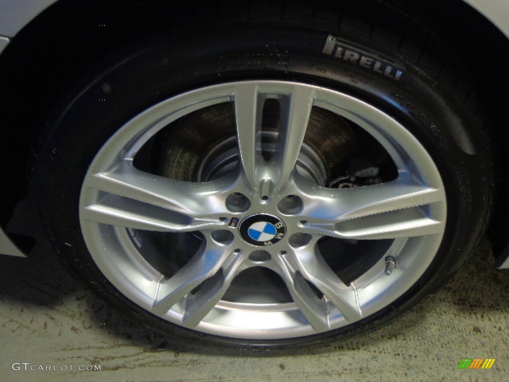 2014 3 Series 335i xDrive Sedan - Glacier Silver Metallic / Black photo #12