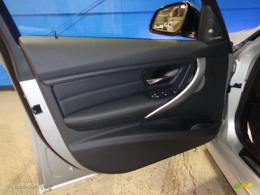 2014 3 Series 335i xDrive Sedan - Glacier Silver Metallic / Black photo #16