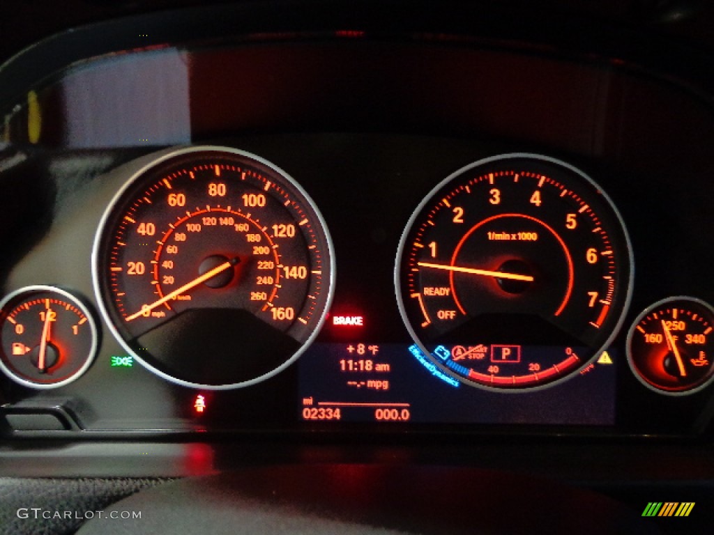 2014 BMW 3 Series 335i xDrive Sedan Gauges Photo #89762945
