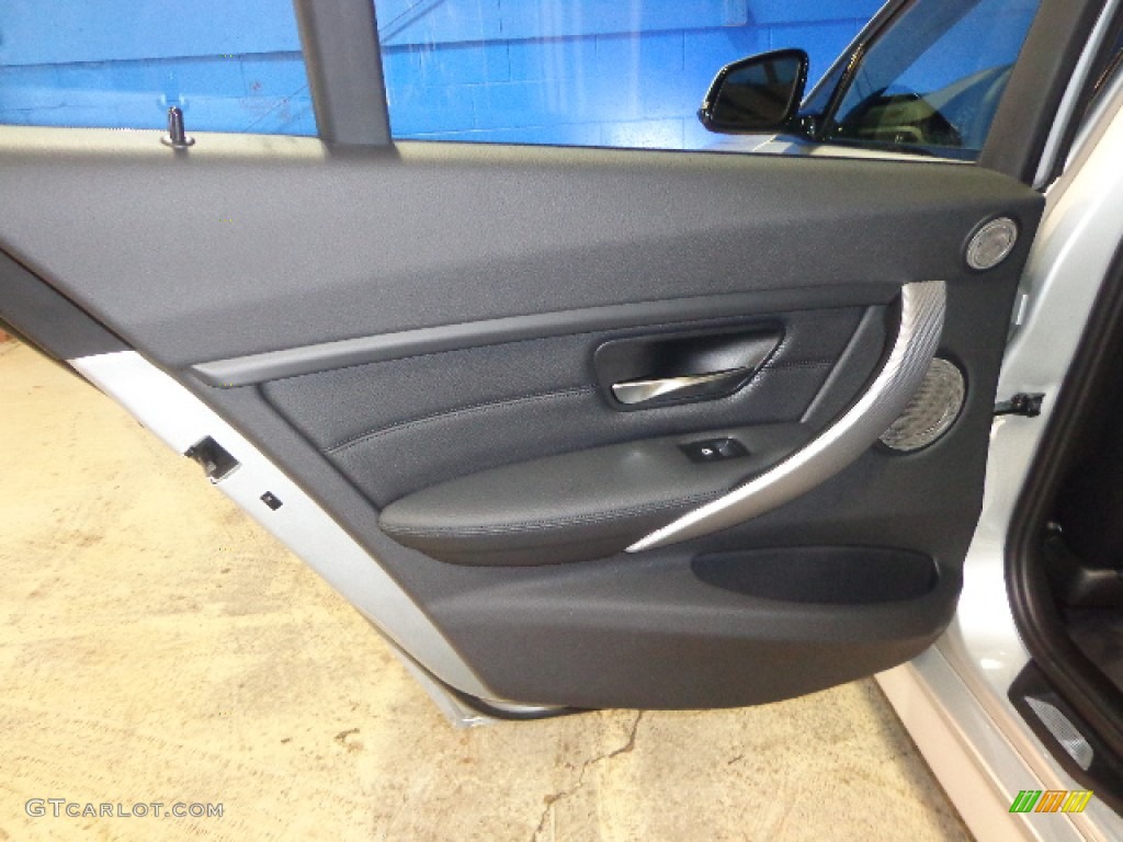 2014 3 Series 335i xDrive Sedan - Glacier Silver Metallic / Black photo #21