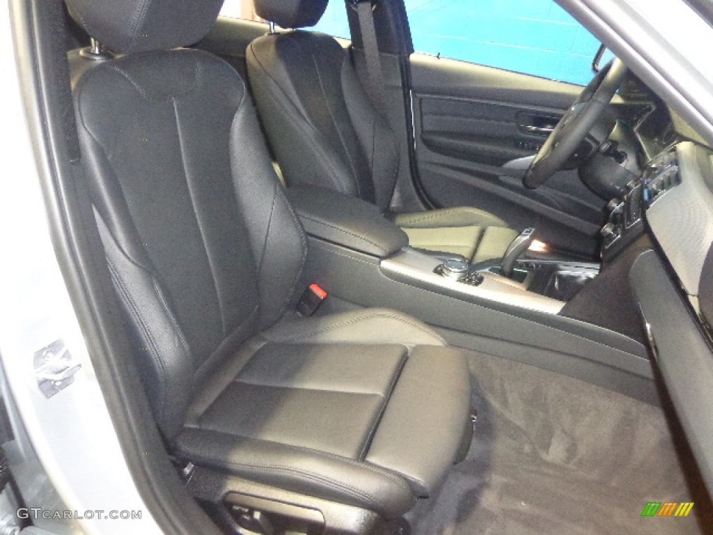 2014 3 Series 335i xDrive Sedan - Glacier Silver Metallic / Black photo #27