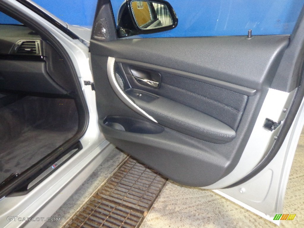 2014 3 Series 335i xDrive Sedan - Glacier Silver Metallic / Black photo #28