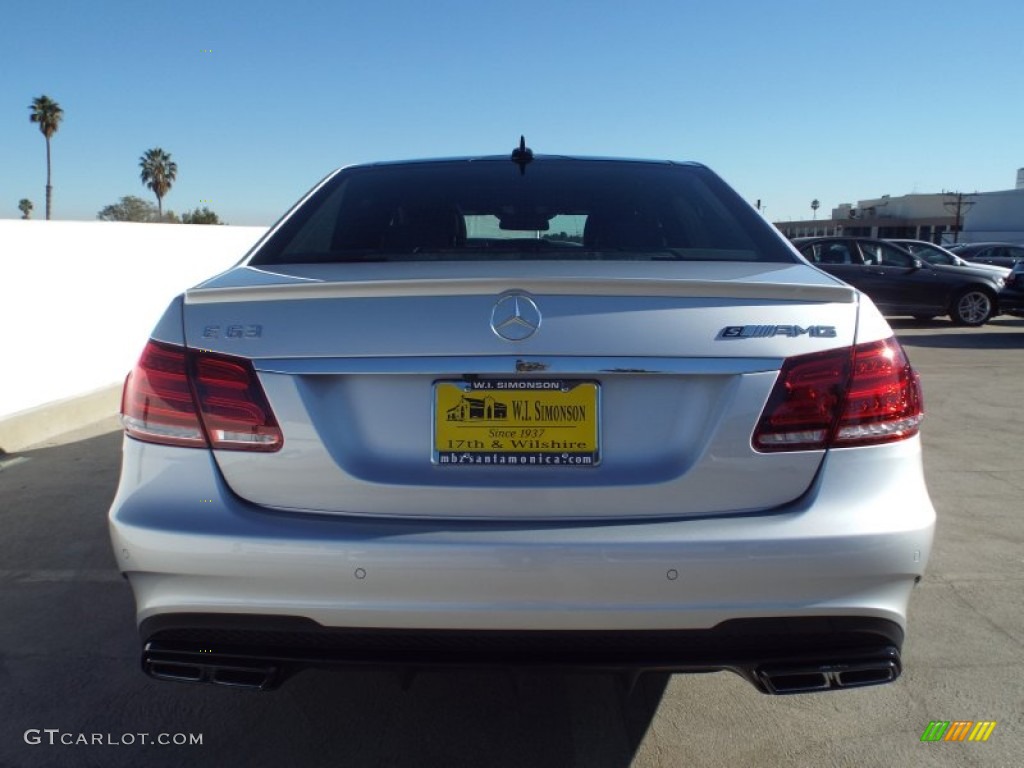 2014 E 63 AMG S-Model - Iridium Silver Metallic / Black photo #5