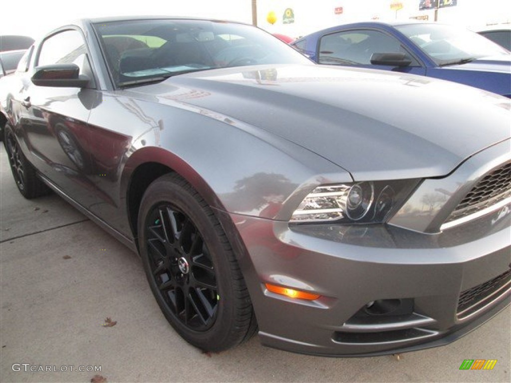 2014 Mustang V6 Coupe - Sterling Gray / Charcoal Black photo #18