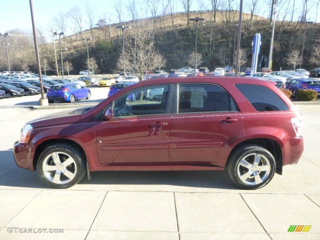 Deep Ruby Red Metallic 2008 Chevrolet Equinox Sport AWD Exterior Photo #89763819
