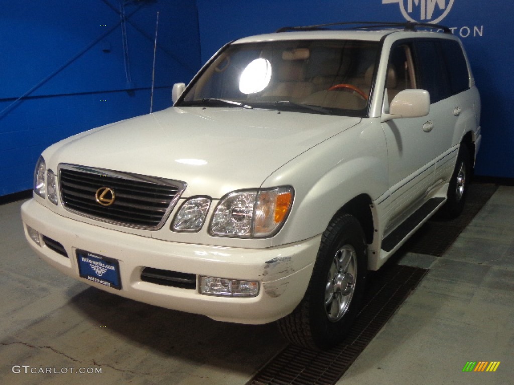 2002 LX 470 - Golden Pearl / Ivory photo #1