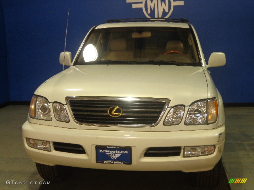 2002 LX 470 - Golden Pearl / Ivory photo #2