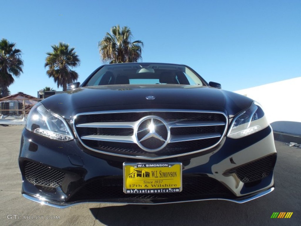 2014 E 350 Sport Sedan - Black / Black photo #2