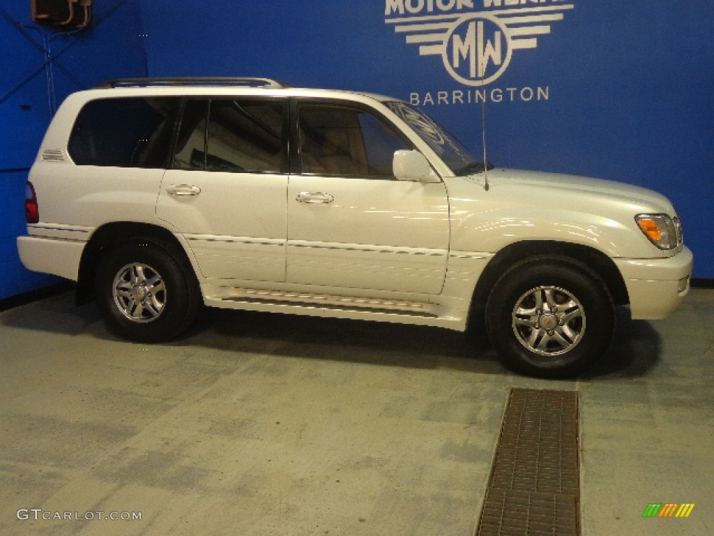 2002 LX 470 - Golden Pearl / Ivory photo #8