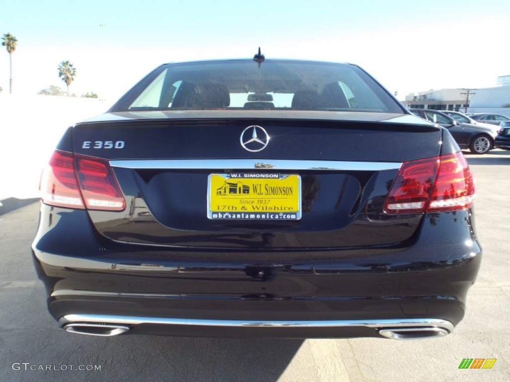 2014 E 350 Sport Sedan - Black / Black photo #5