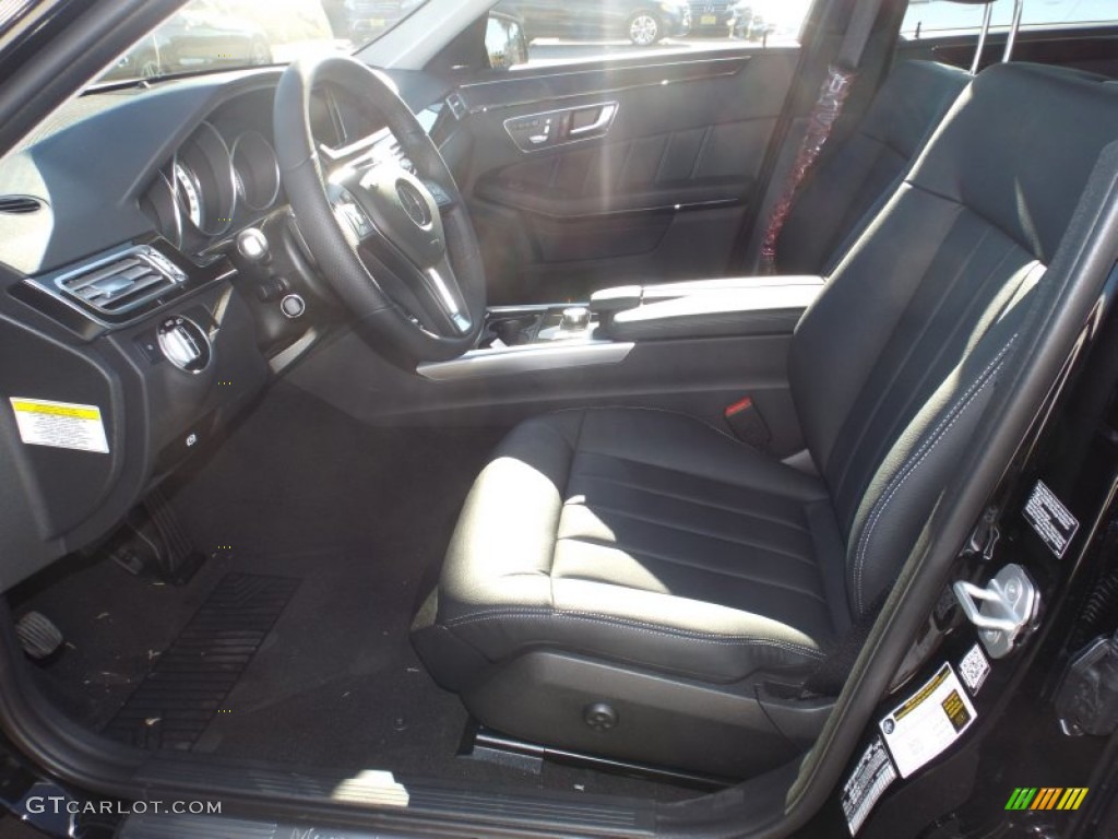 2014 E 350 Sport Sedan - Black / Black photo #7